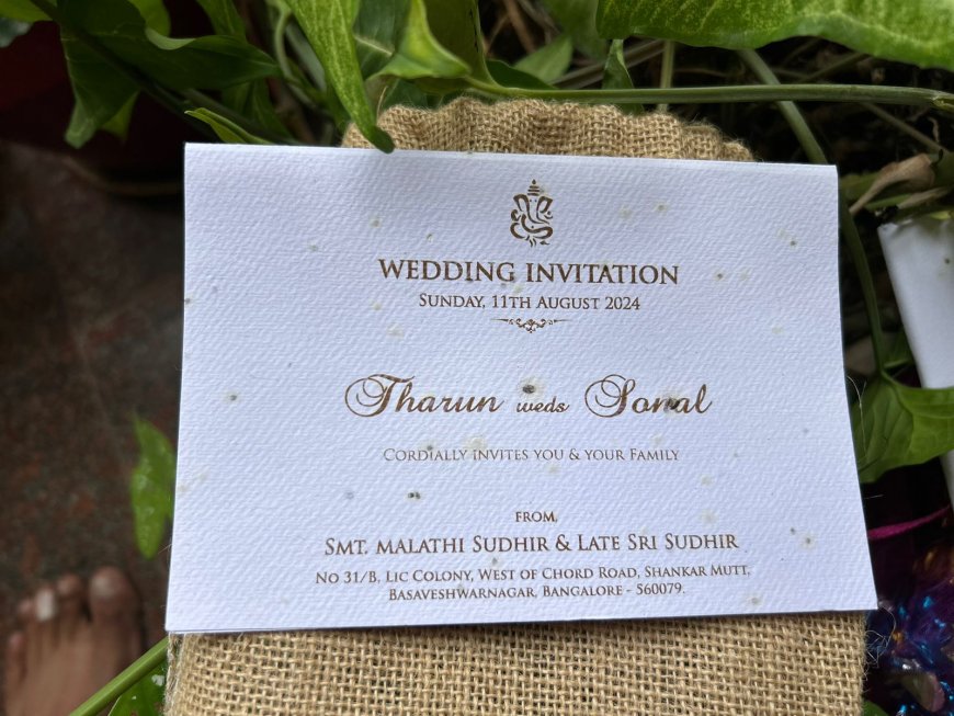ನಿರ್ದೇಶಕ ತರುಣ್ ಸುದೀರ್ - ಸೋನಾಲ್ ವೆಡ್ಡಿಂಗ್ ಕಾರ್ಡ್ ವೈರಲ್!